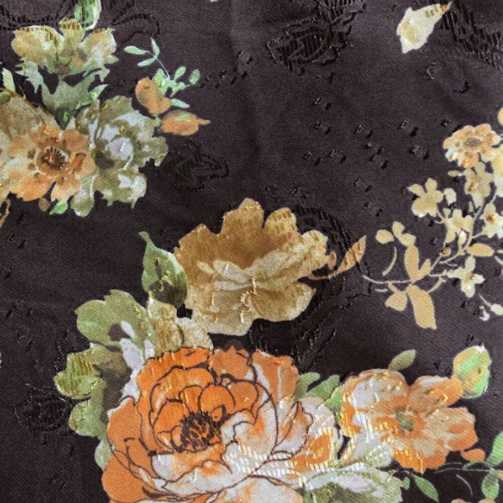 NWT Lulus Dress Black Floral Petal Prowess Lace-Up Slip Fairycore Whimsigoth S - Picture 6 of 10